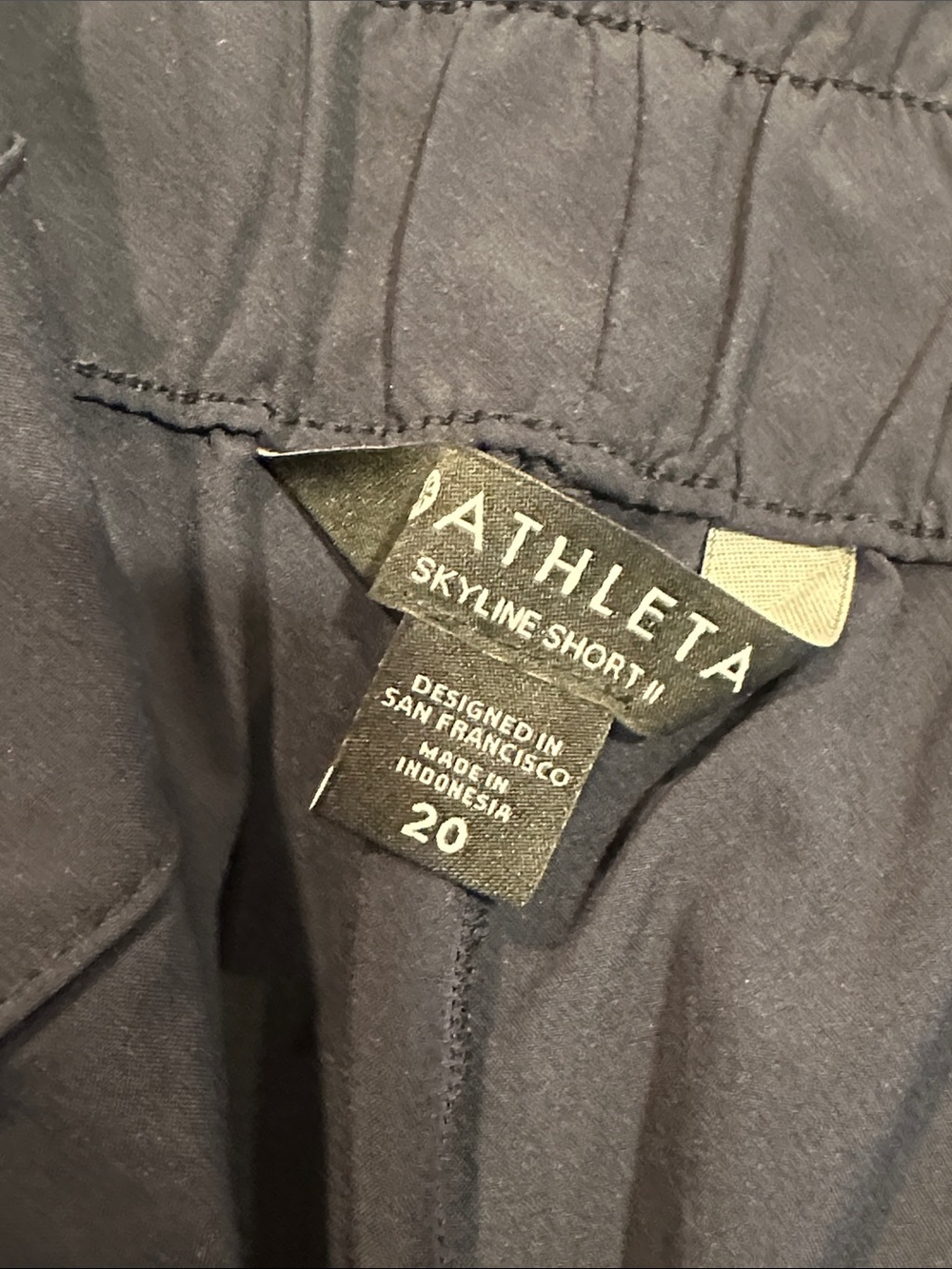 Athleta Sz 20 Skyline Short II in Navy • NEW! - Picture 4 of 7